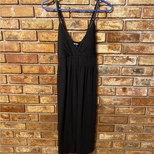 Elegant Black Midi Dress